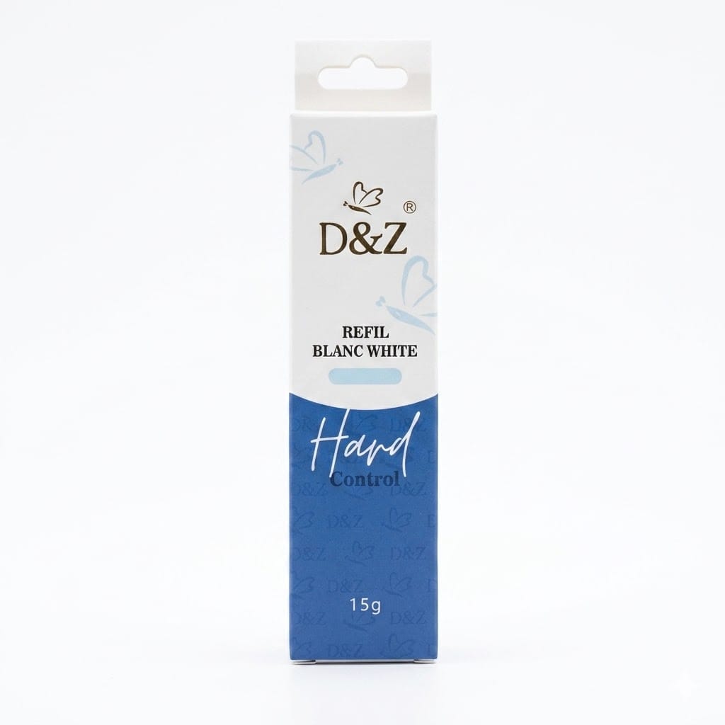 Gel D&Z Sachê Control Hard 15g - Blanc White