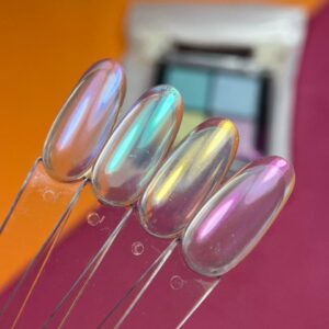 Pó Cromado Translucido Paleta Helen Color - Kit 4 Cores #03