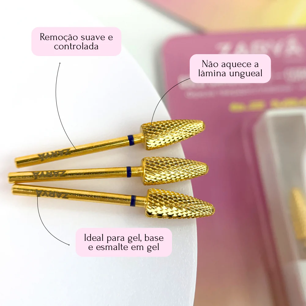 Broca Dourada Zaryá Un - Tarja Azul - Imagem 2