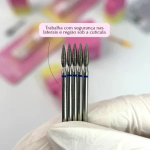 Broca Diamantada Zaryá Chama Azul 2.3mm Un - 329