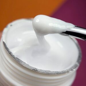 Gel Alongamento com Glitter Real Love 15ml - White 18