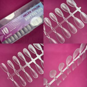 Soft Gel Helen Color 240pçs – Almond Fosca