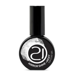 Top Coat Mirror Shine Nails 21 12ml – Milky
