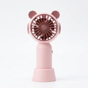 Mini Ventilador Recarregável com Base