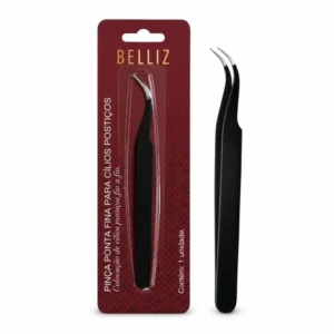 Pinça Para Cílios Belliz - Ponta Fina