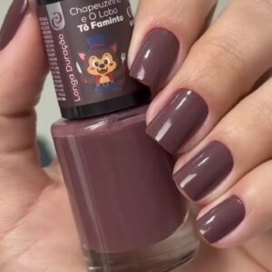 Esmalte Cora Chapeuzinho Vermelho e O Lobo 10ml - Tô Faminto